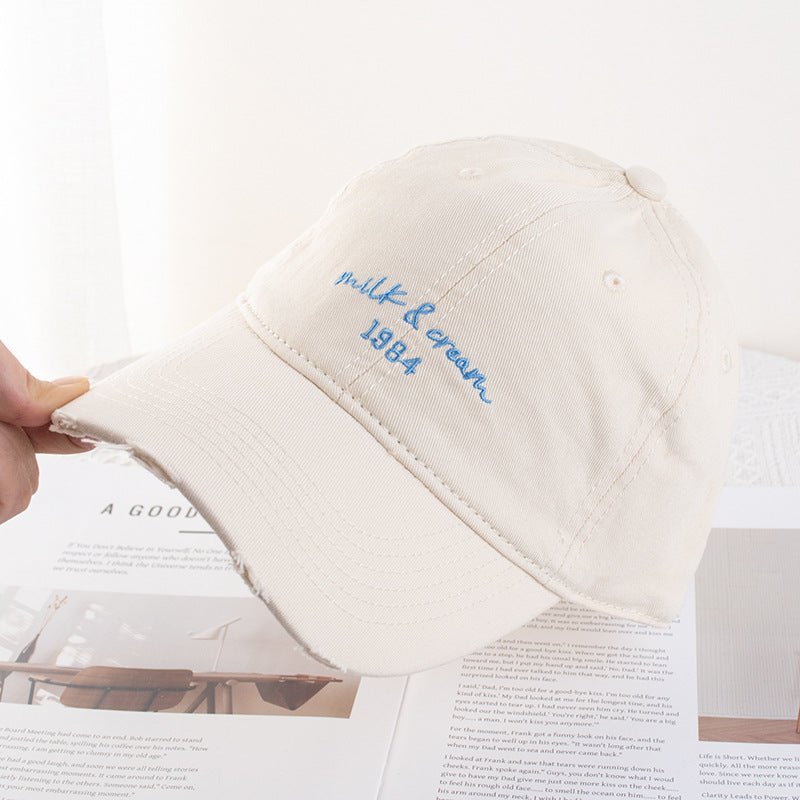 Wholesale Baseball Cap Simple Face Shown Small Wide-brimmed Soft-top Hat